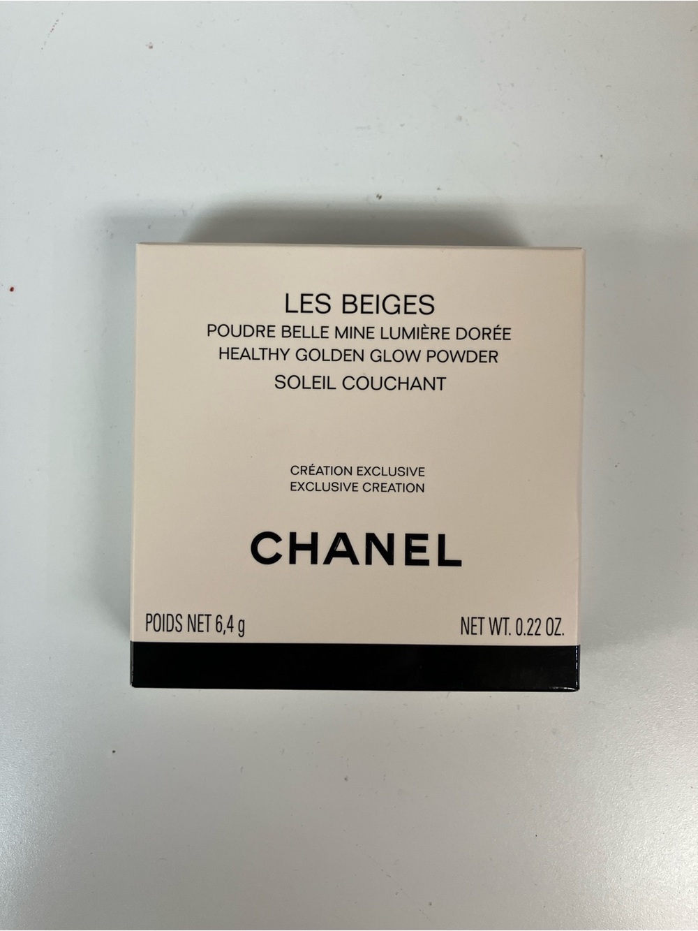 NEW IN BOX CHANEL Les Beiges Healthy Golden Glow Powder - Soleil Couchant Beige